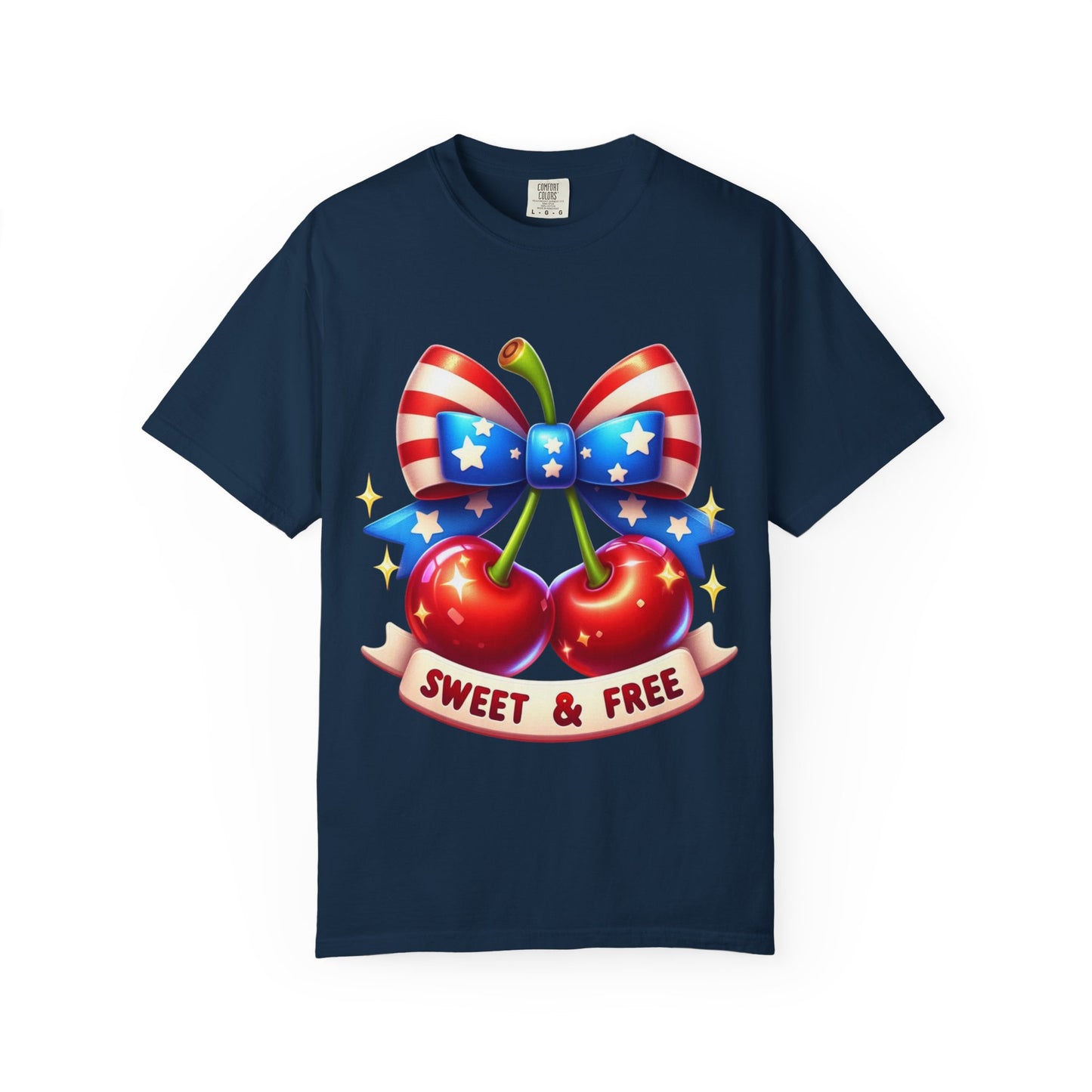 Sweet & Free Patriotic Cherry T-Shirt