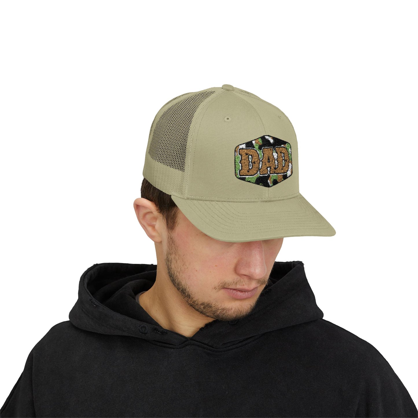 Camo Dad Snapback Trucker Cap