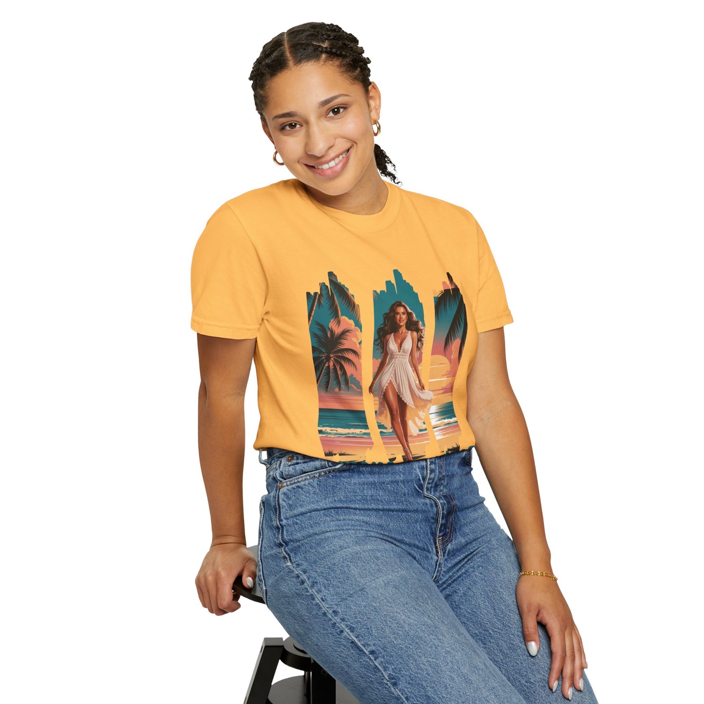 Summer Vibes Brush Stroke- Puerto Rico Beach Days & Vacation