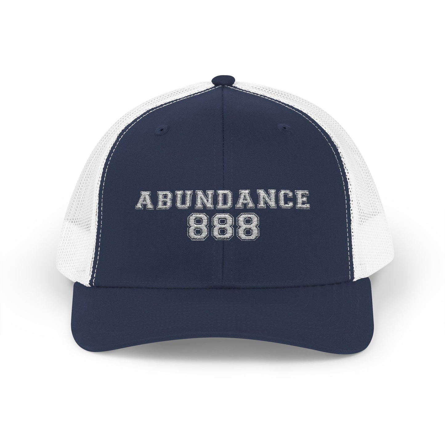 Snapback Trucker Cap with 'Abundance 888'