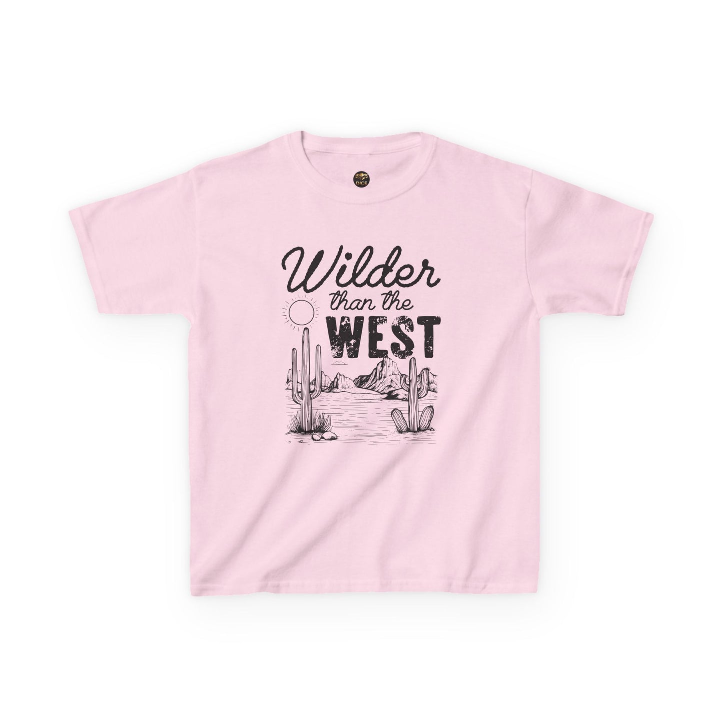 Adventurous Kids Cotton Tee - Wilder than the West