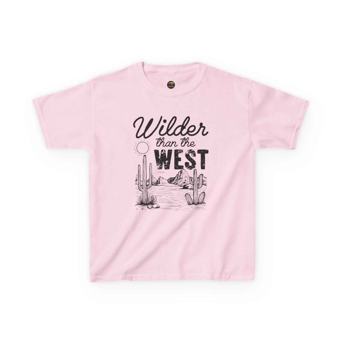 Adventurous Kids Cotton Tee - Wilder than the West