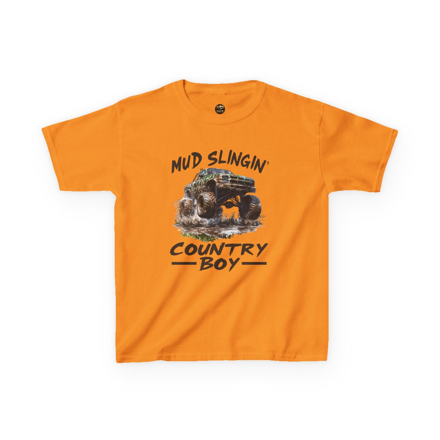 Mud Slingin' Country Boy Kids Tee