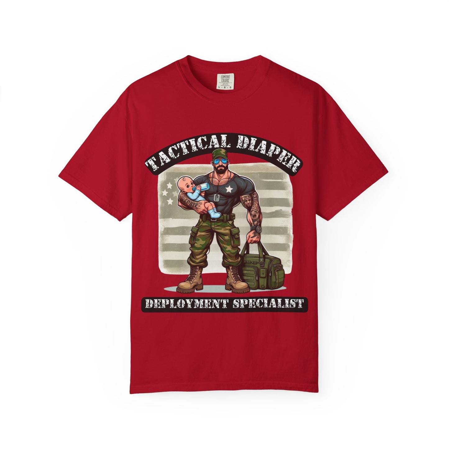 Tactical Dad T-Shirt - Black/White text