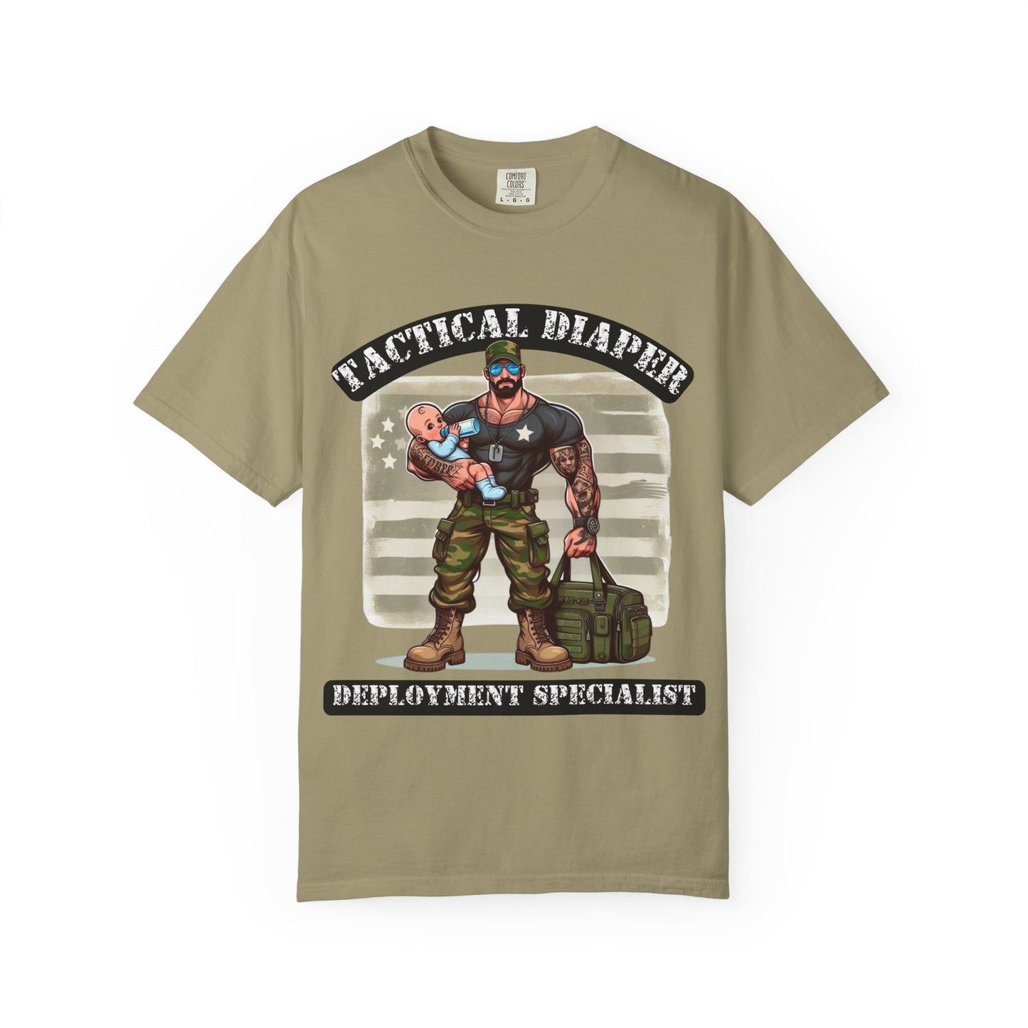 Tactical Dad T-Shirt - Black/White text