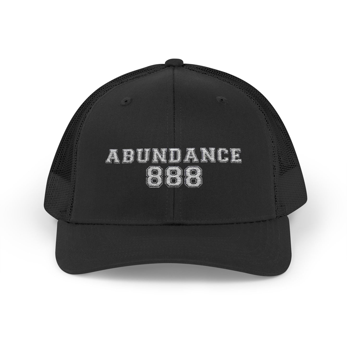 Snapback Trucker Cap with 'Abundance 888'