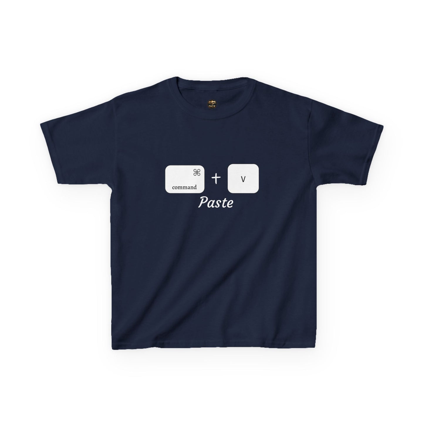 Kids Command + V - Paste (white)