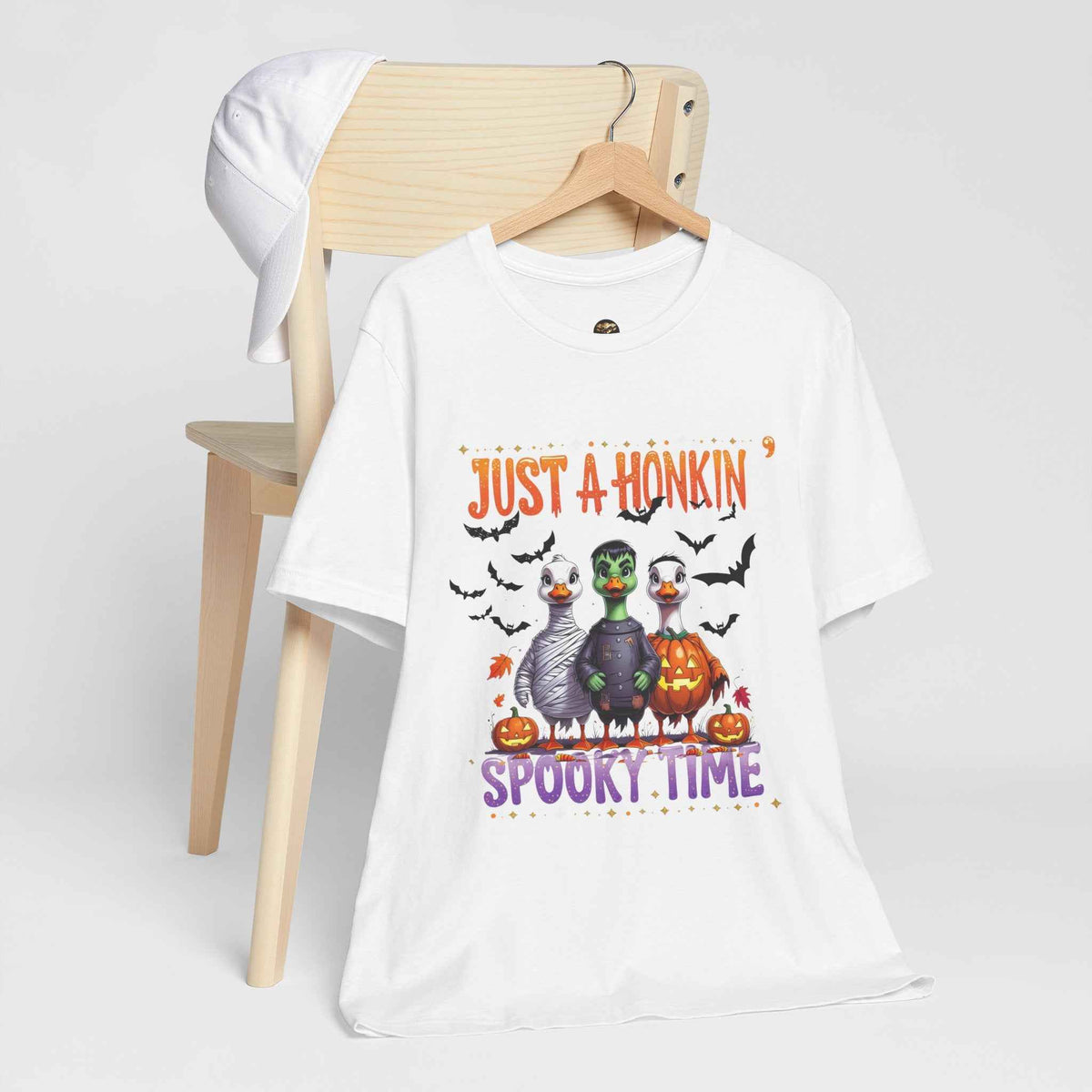 Spooky Tee - Just A Honkin' Spooky Time (Black Bats)