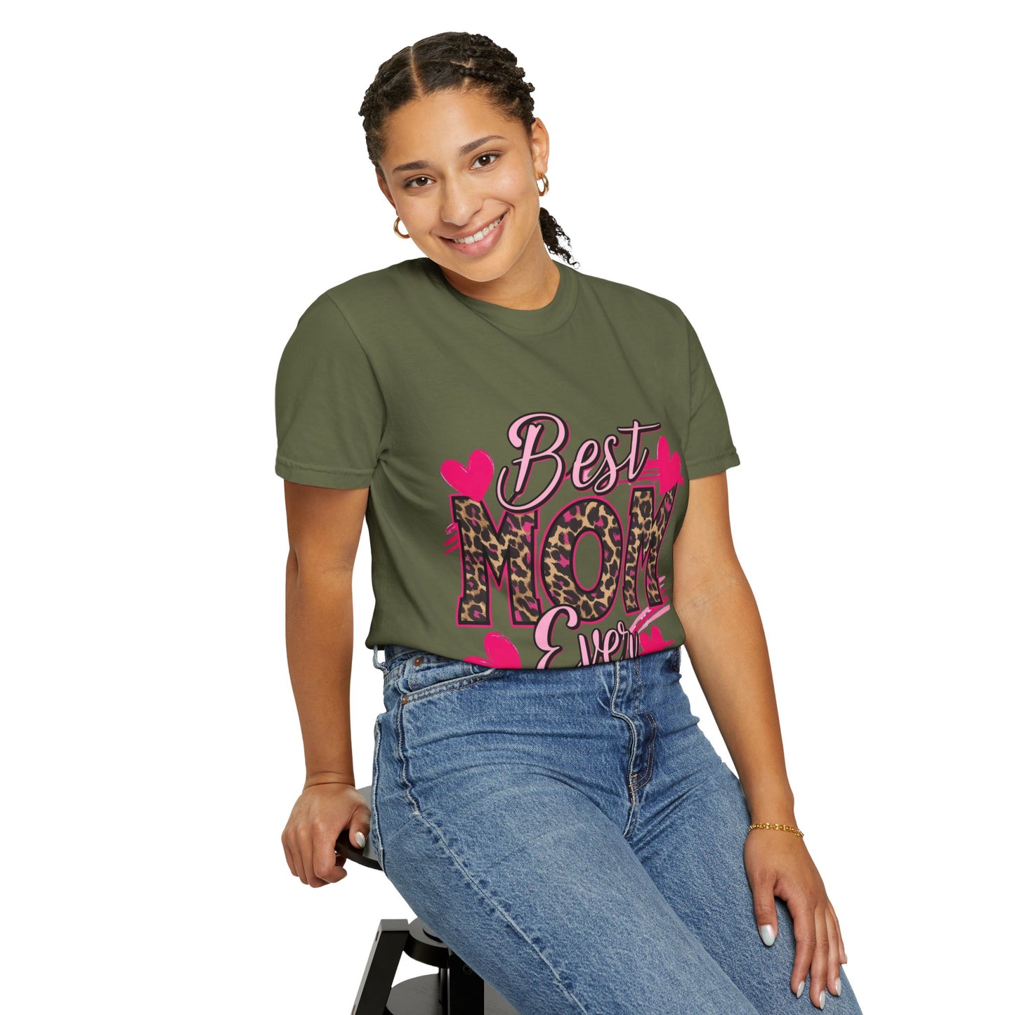 Best Mom Ever Unisex Garment-Dyed T-Shirt