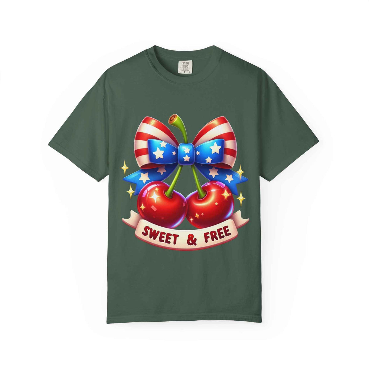 Sweet & Free Patriotic Cherry T-Shirt