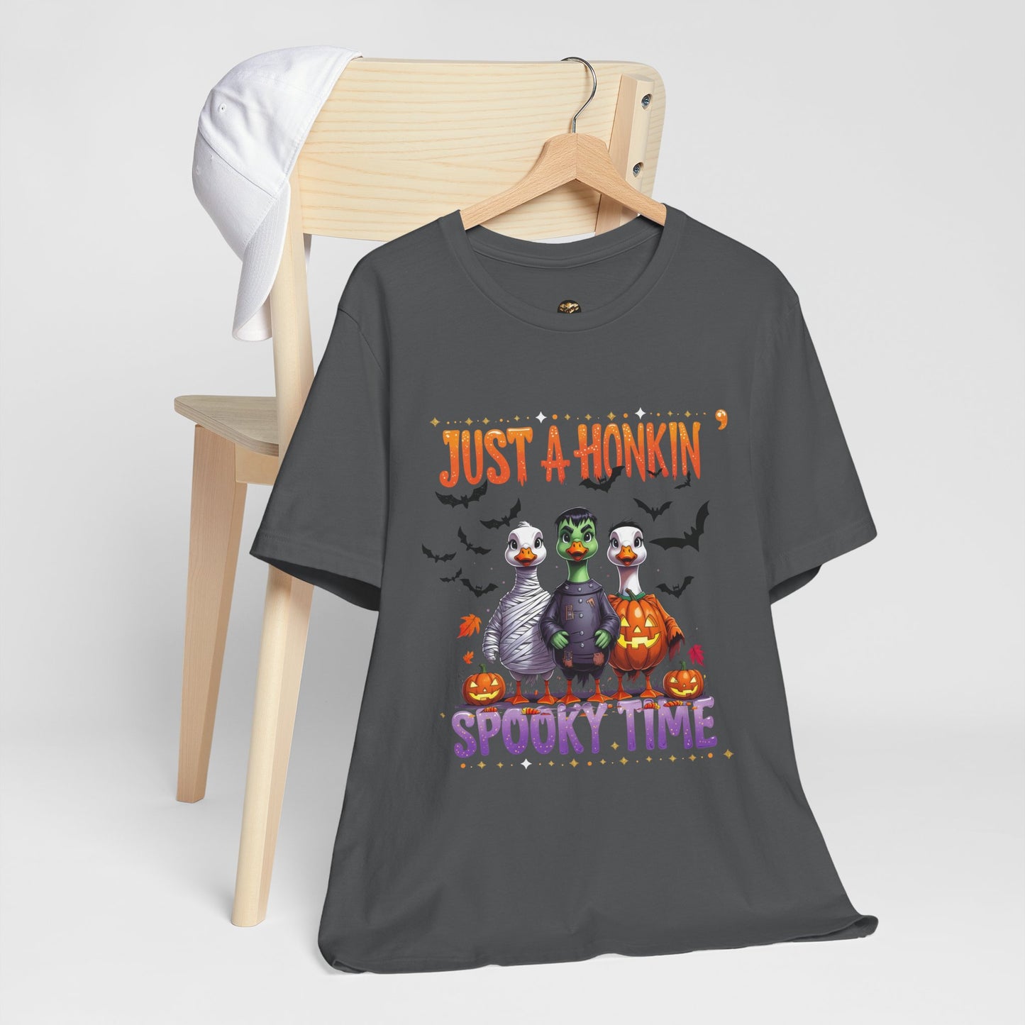 Spooky Tee - Just A Honkin' Spooky Time (Black Bats)