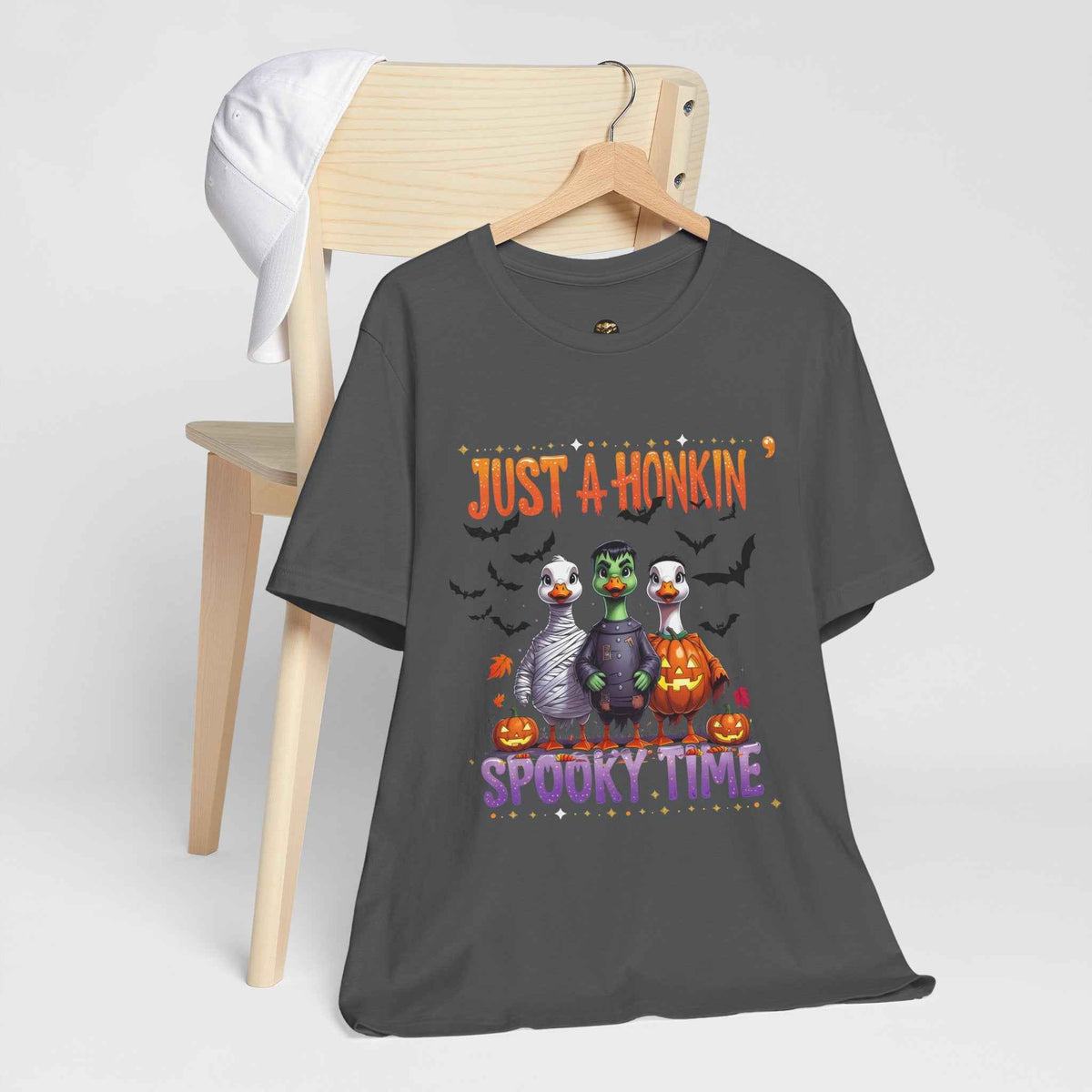 Spooky Tee - Just A Honkin' Spooky Time (Black Bats)
