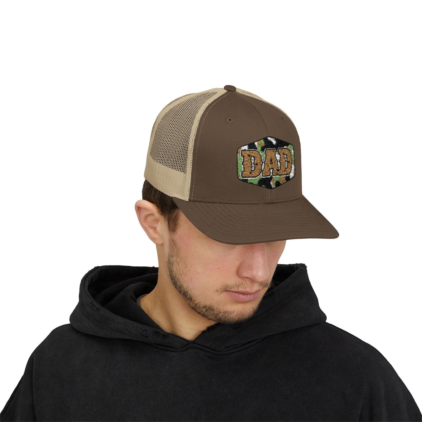 Camo Dad Snapback Trucker Cap