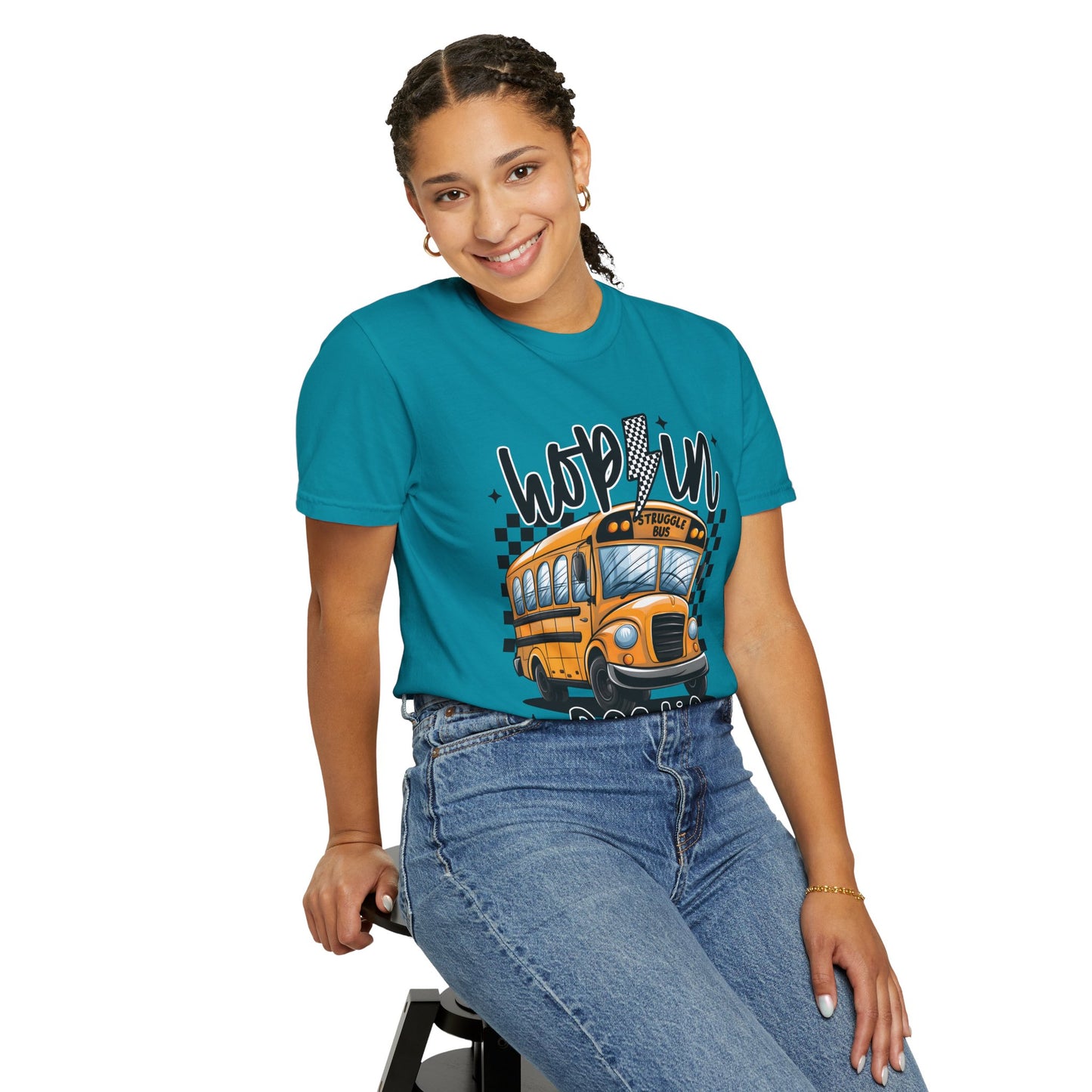 Hop On Bestie School Bus T-Shirt