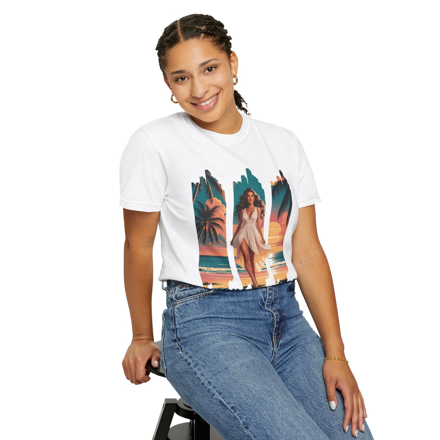 Summer Vibes Brush Stroke- Puerto Rico Beach Days & Vacation