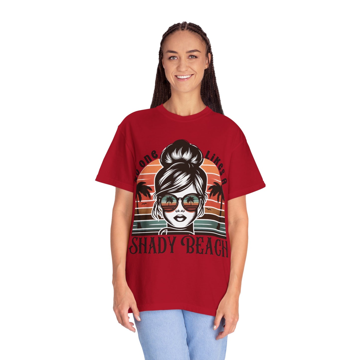 No One Likes a Shady Beach Unisex T-Shirt - Fun Summer Graphic Tee