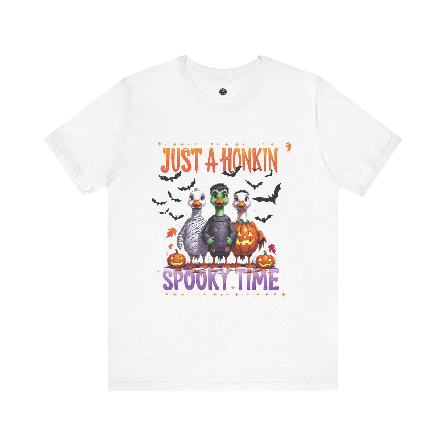 Spooky Tee - Just A Honkin' Spooky Time (Black Bats)