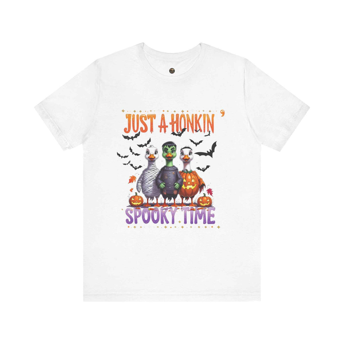 Spooky Tee - Just A Honkin' Spooky Time (Black Bats)