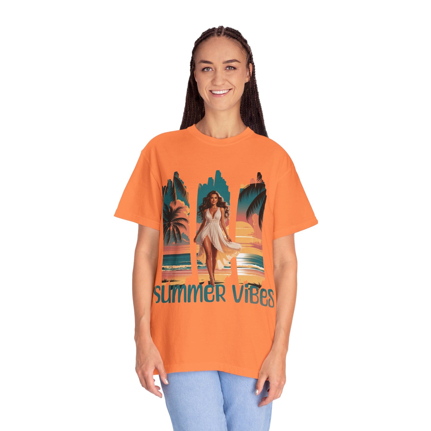 Summer Vibes Brush Stroke- Puerto Rico Beach Days & Vacation
