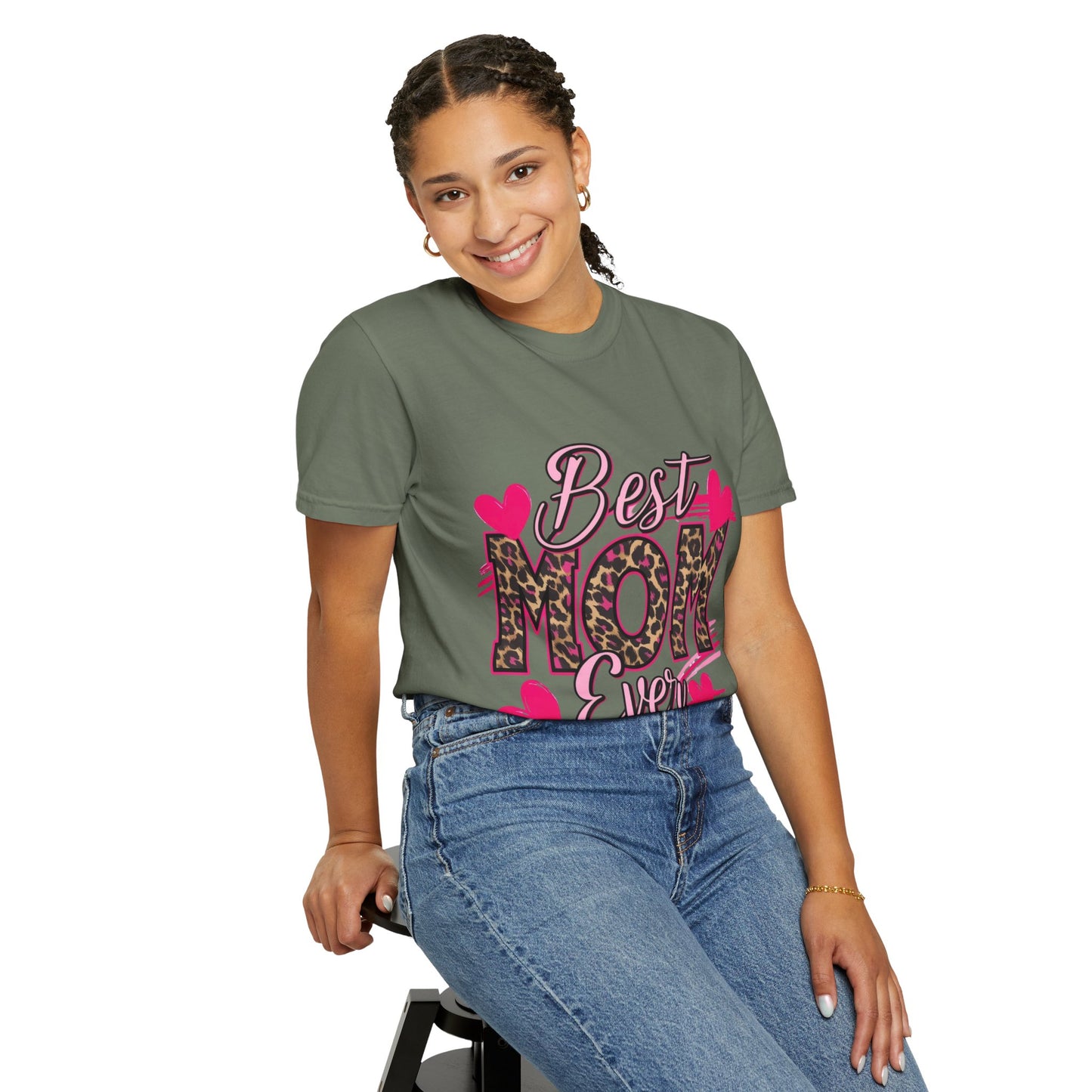 Best Mom Ever Unisex Garment-Dyed T-Shirt