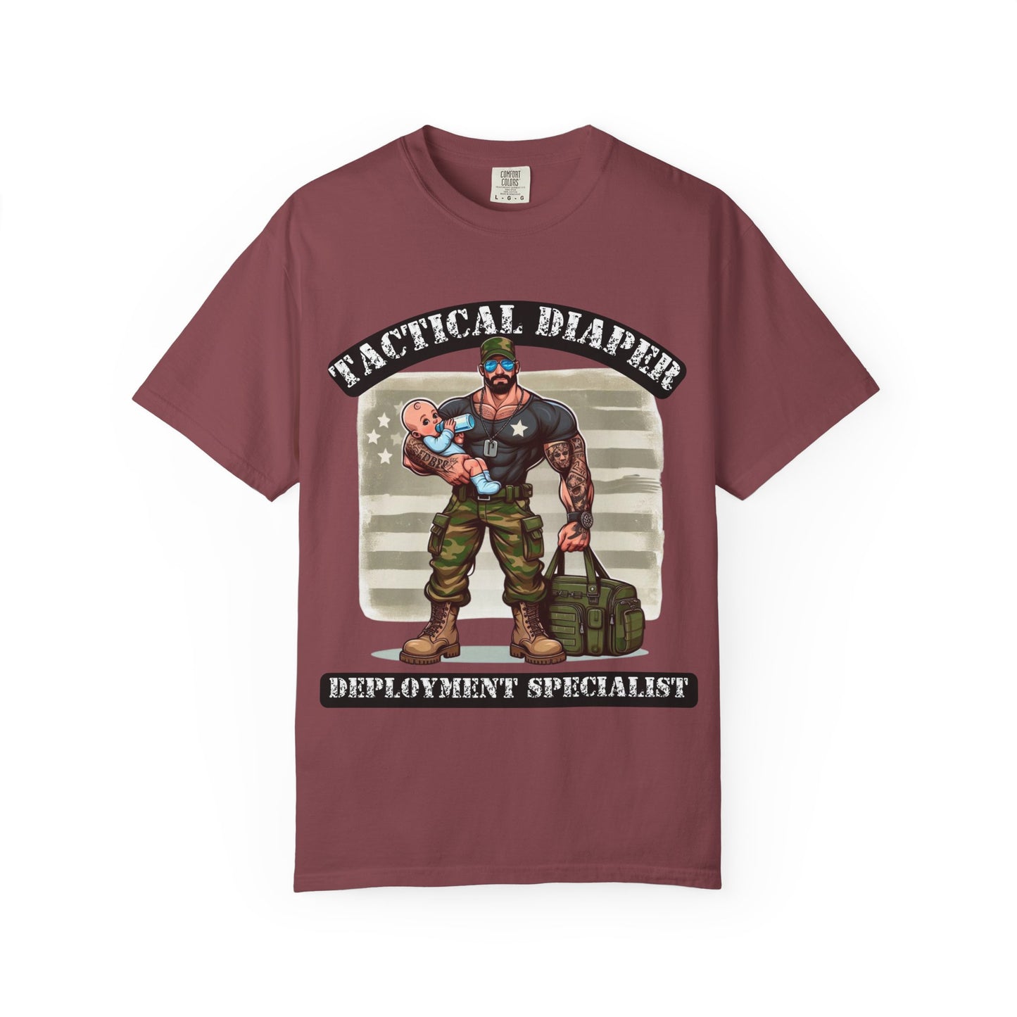 Tactical Dad T-Shirt - Black/White text
