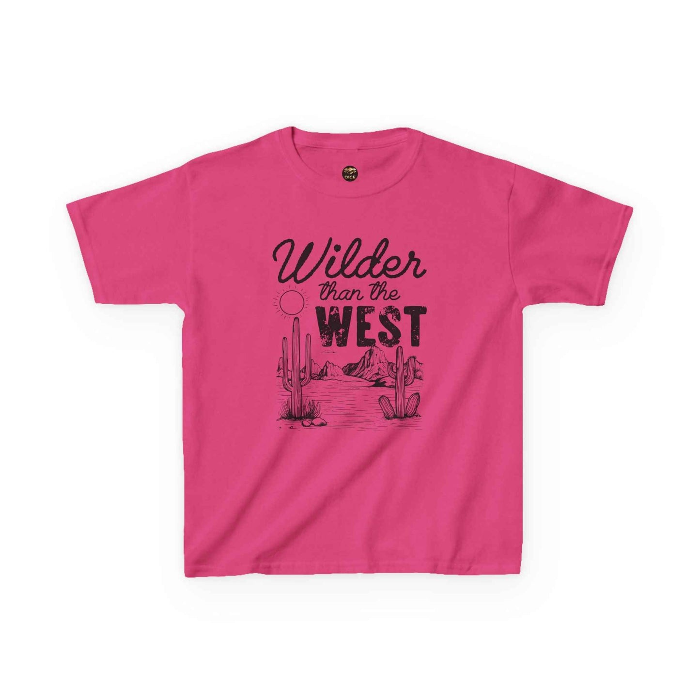 Adventurous Kids Cotton Tee - Wilder than the West