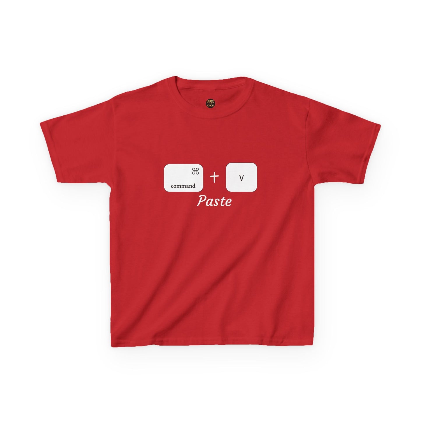 Kids Command + V - Paste (white)