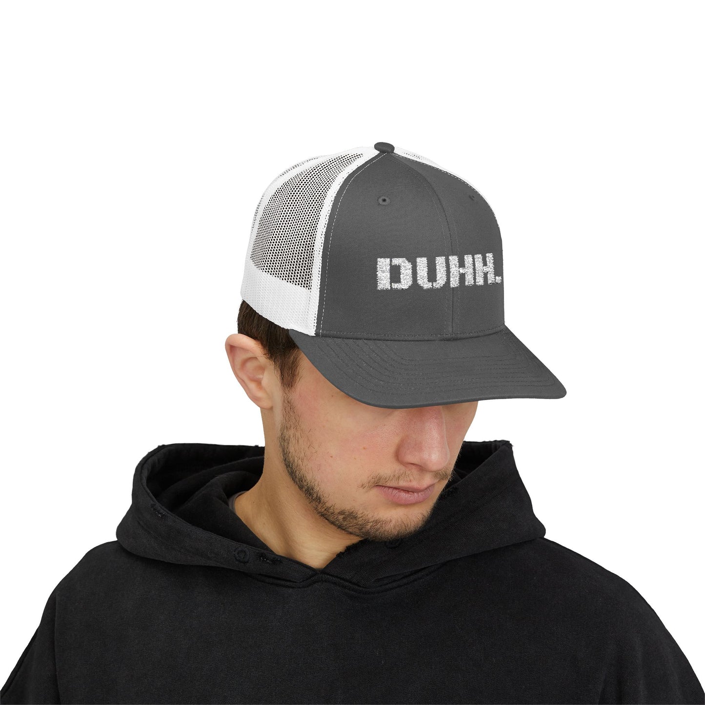 Trendy Snapback Cap with 'DUHH.' Design