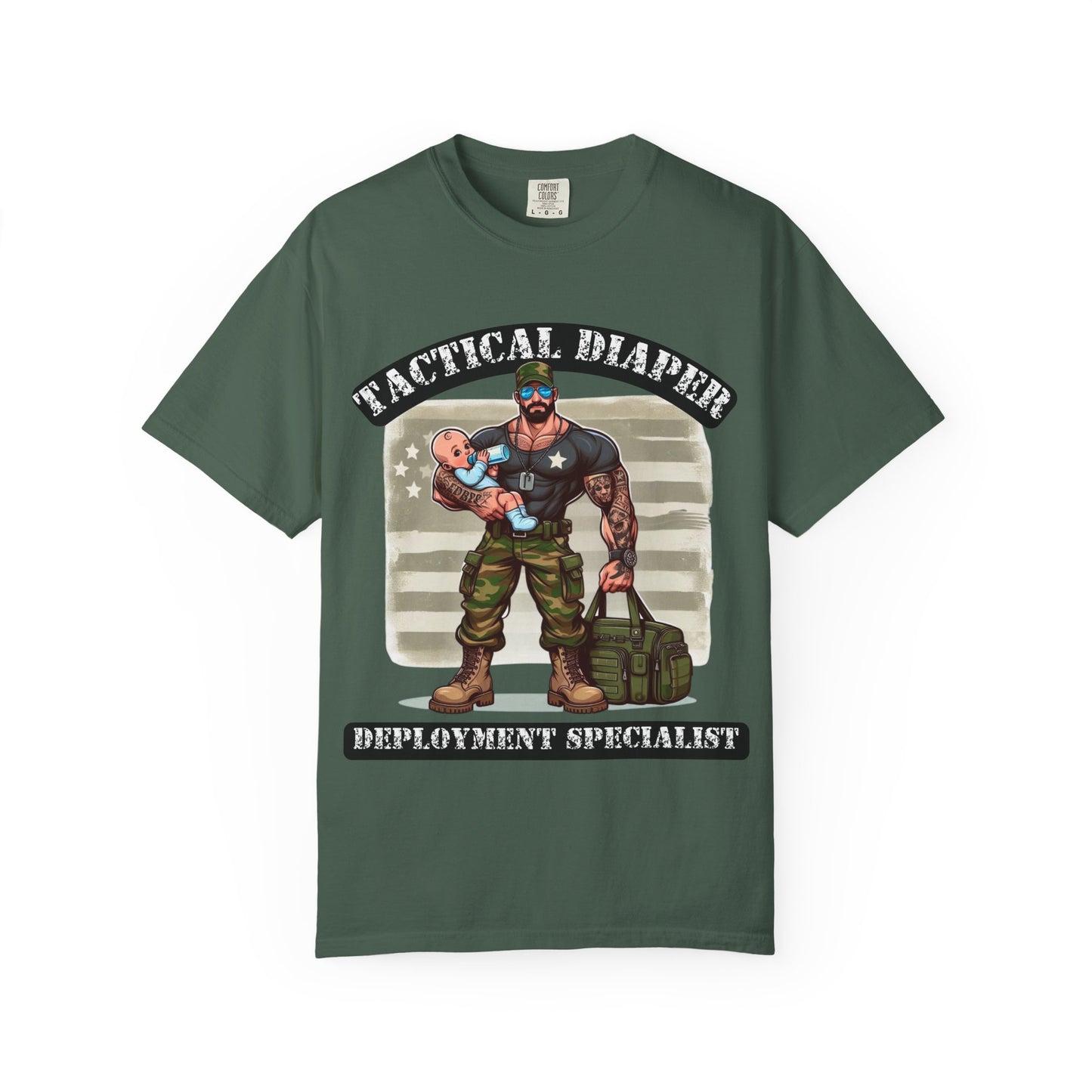 Tactical Dad T-Shirt - Black/White text