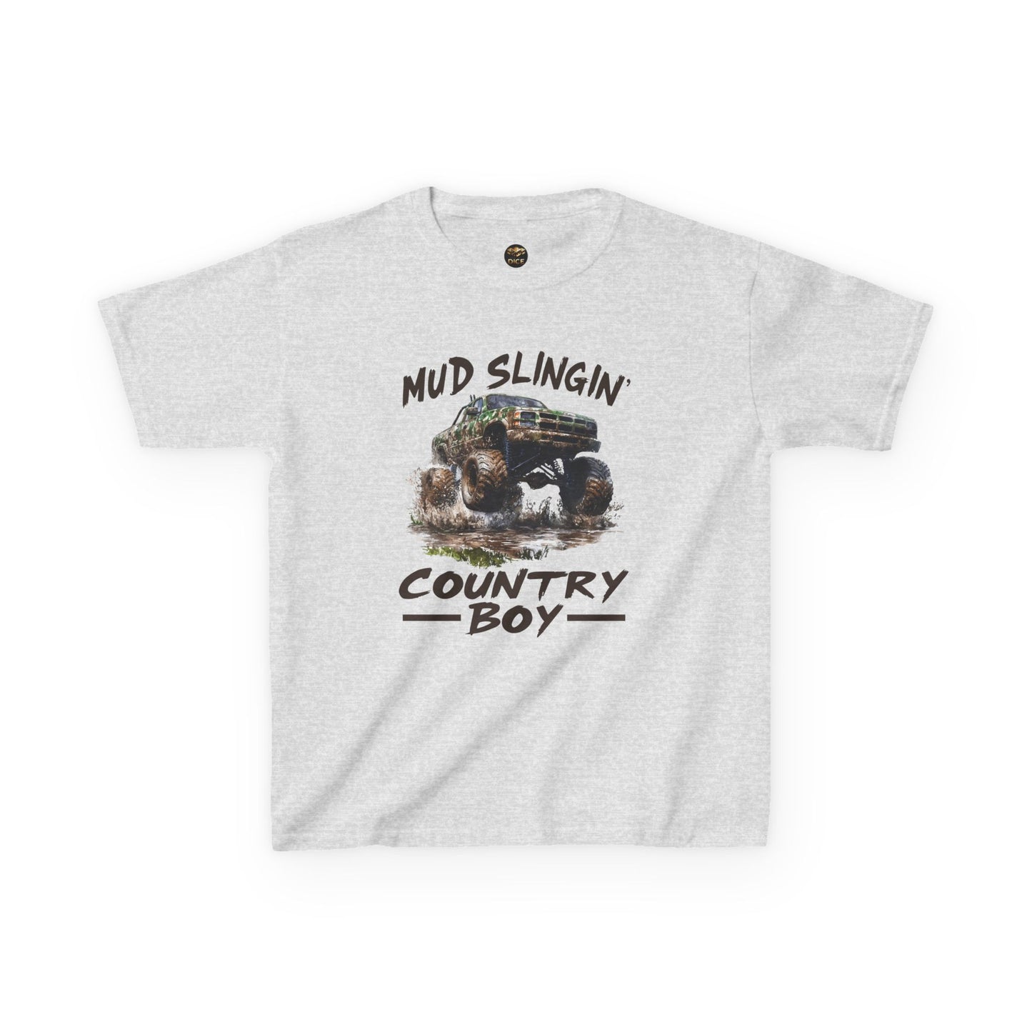 Mud Slingin' Country Boy Kids Tee
