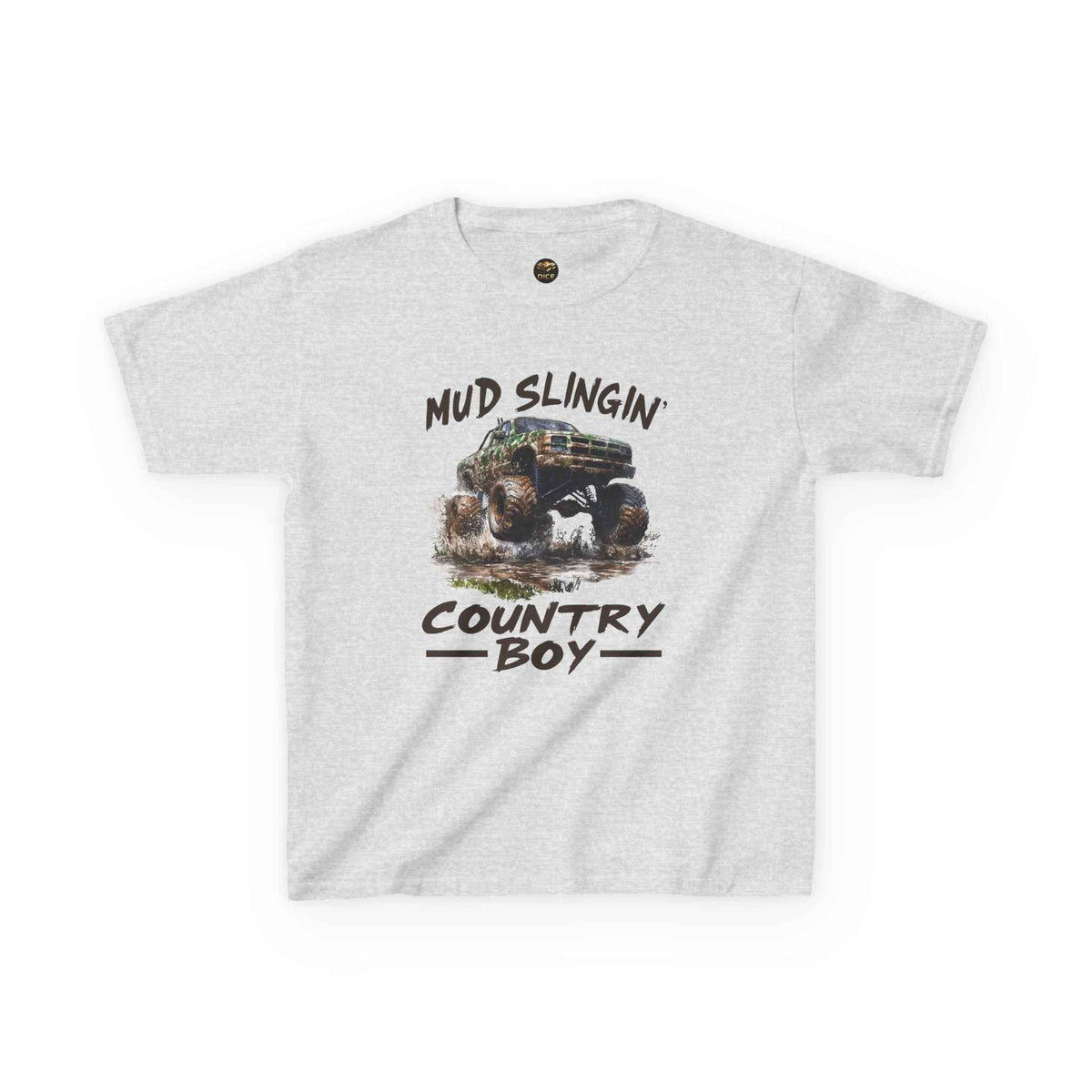 Mud Slingin' Country Boy Kids Tee