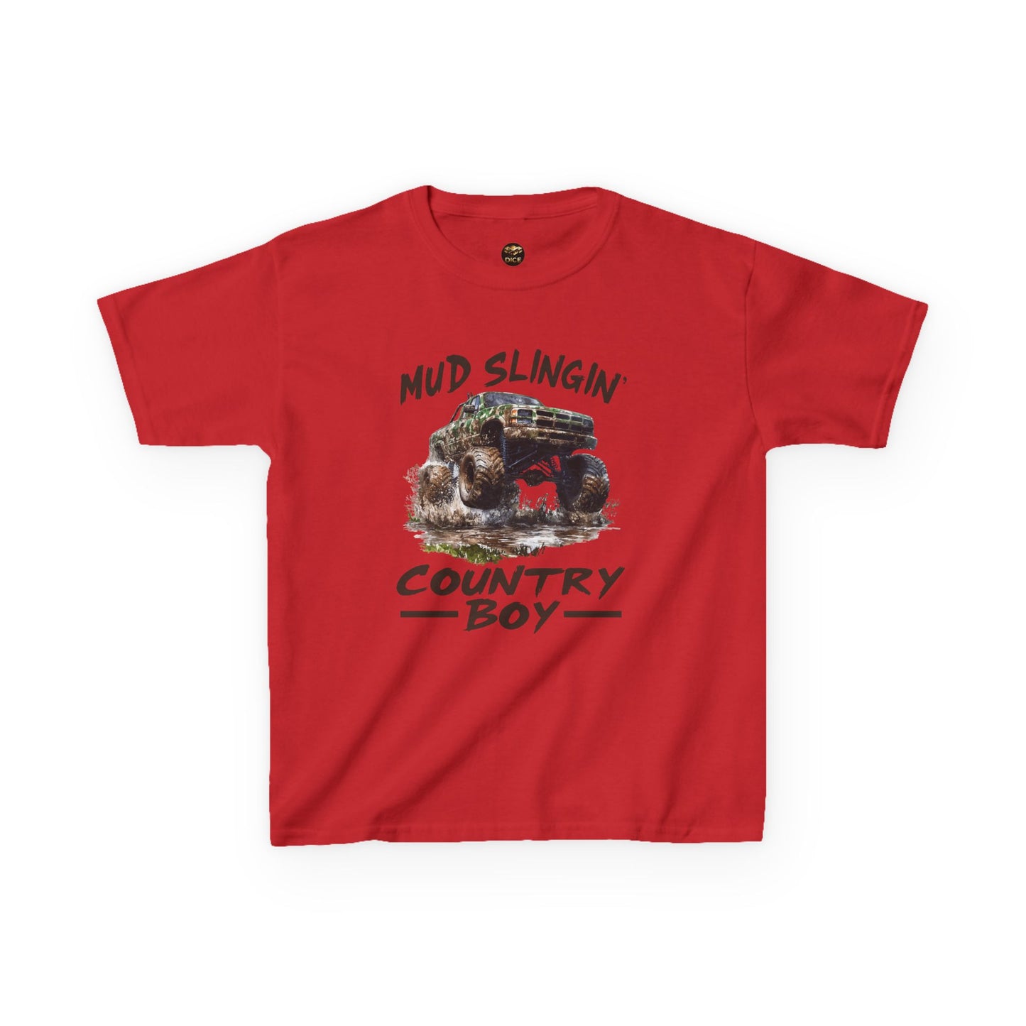Mud Slingin' Country Boy Kids Tee