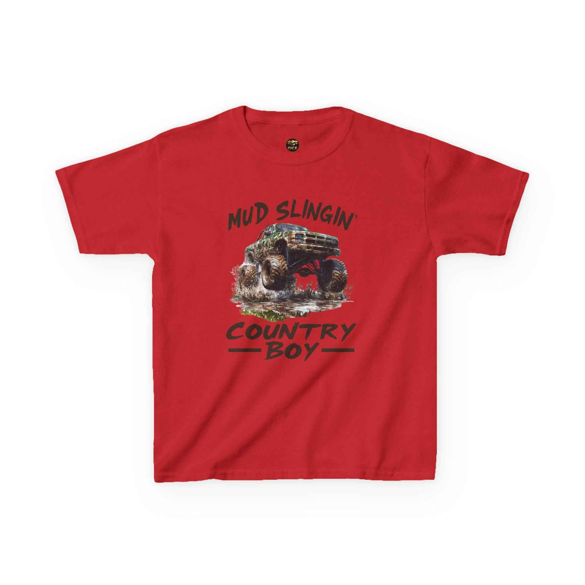 Mud Slingin' Country Boy Kids Tee