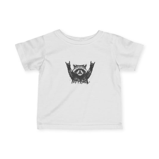 Rocking Raccoon Toddler Tee - Unhinged & Feral T-Shirt - Designs By Dice