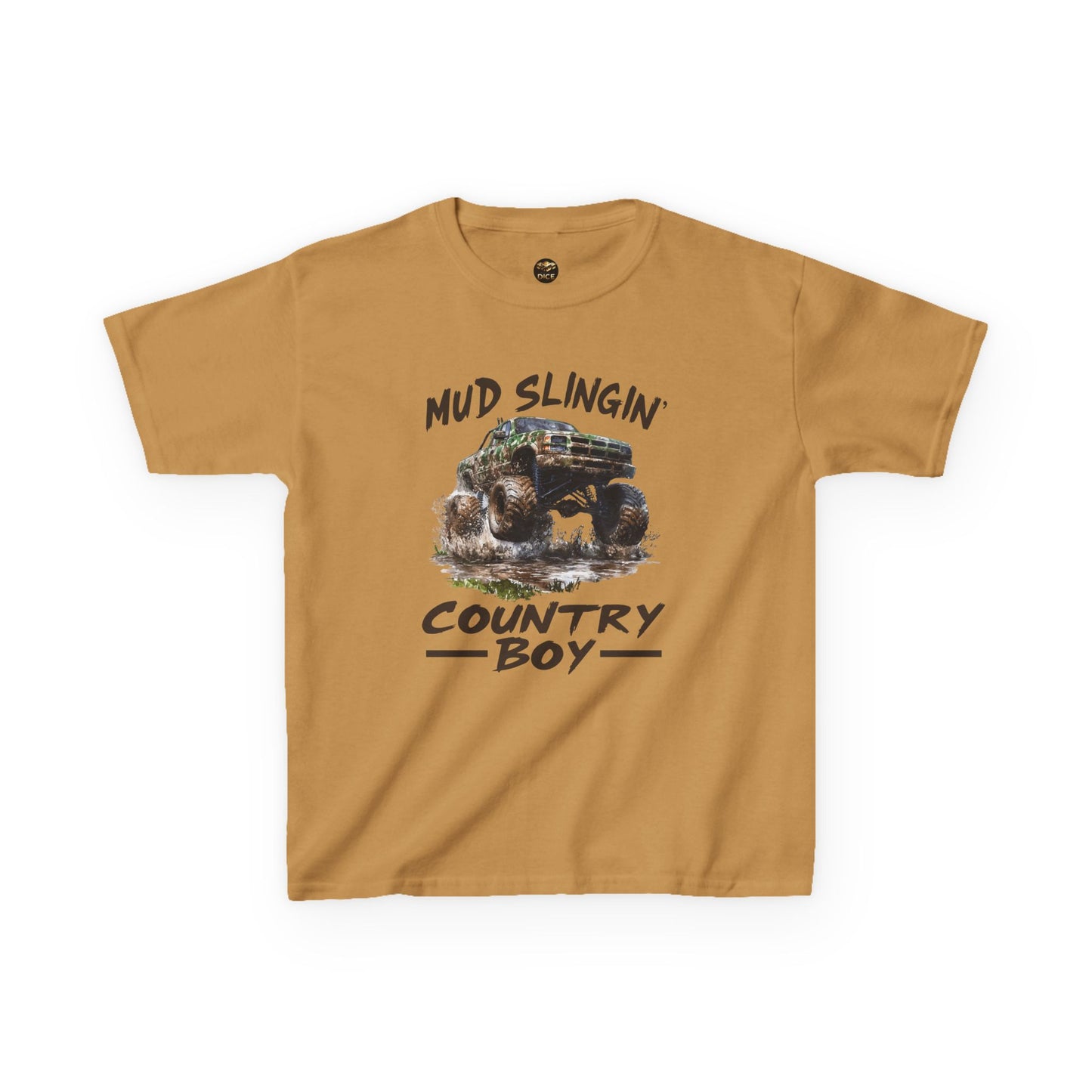 Mud Slingin' Country Boy Kids Tee
