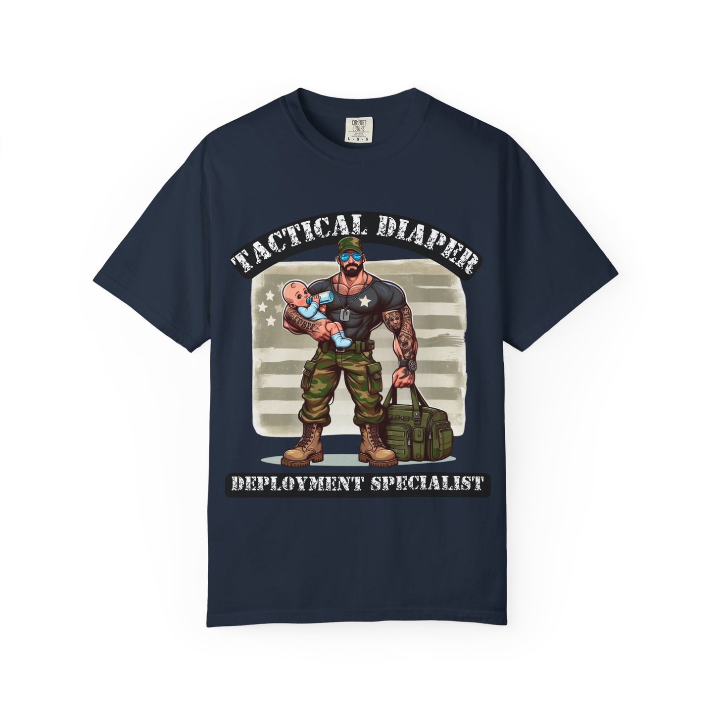 Tactical Dad T-Shirt - Black/White text