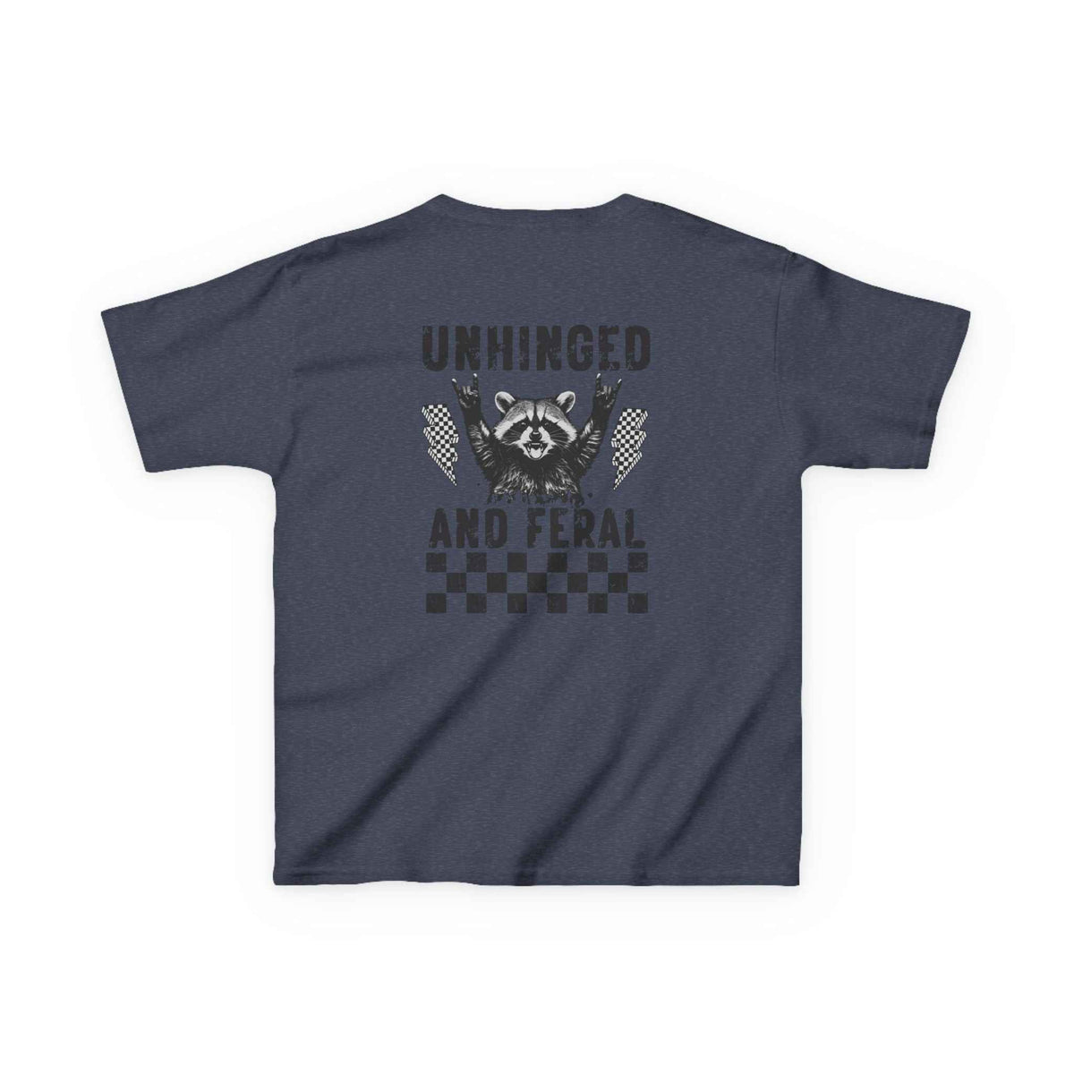 Unhinged & Feral Raccoon big Kids Tee