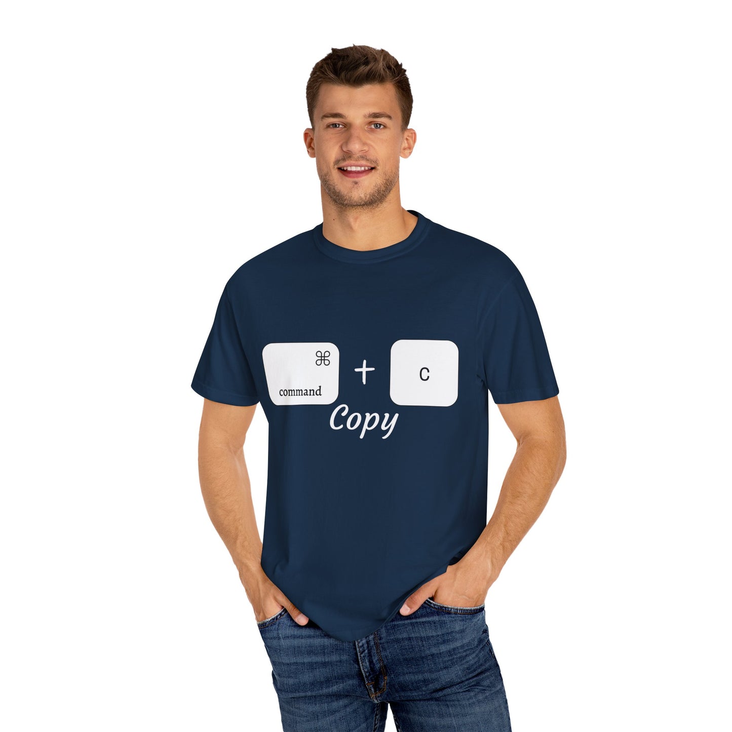 Command + C Copy T-Shirt (white)