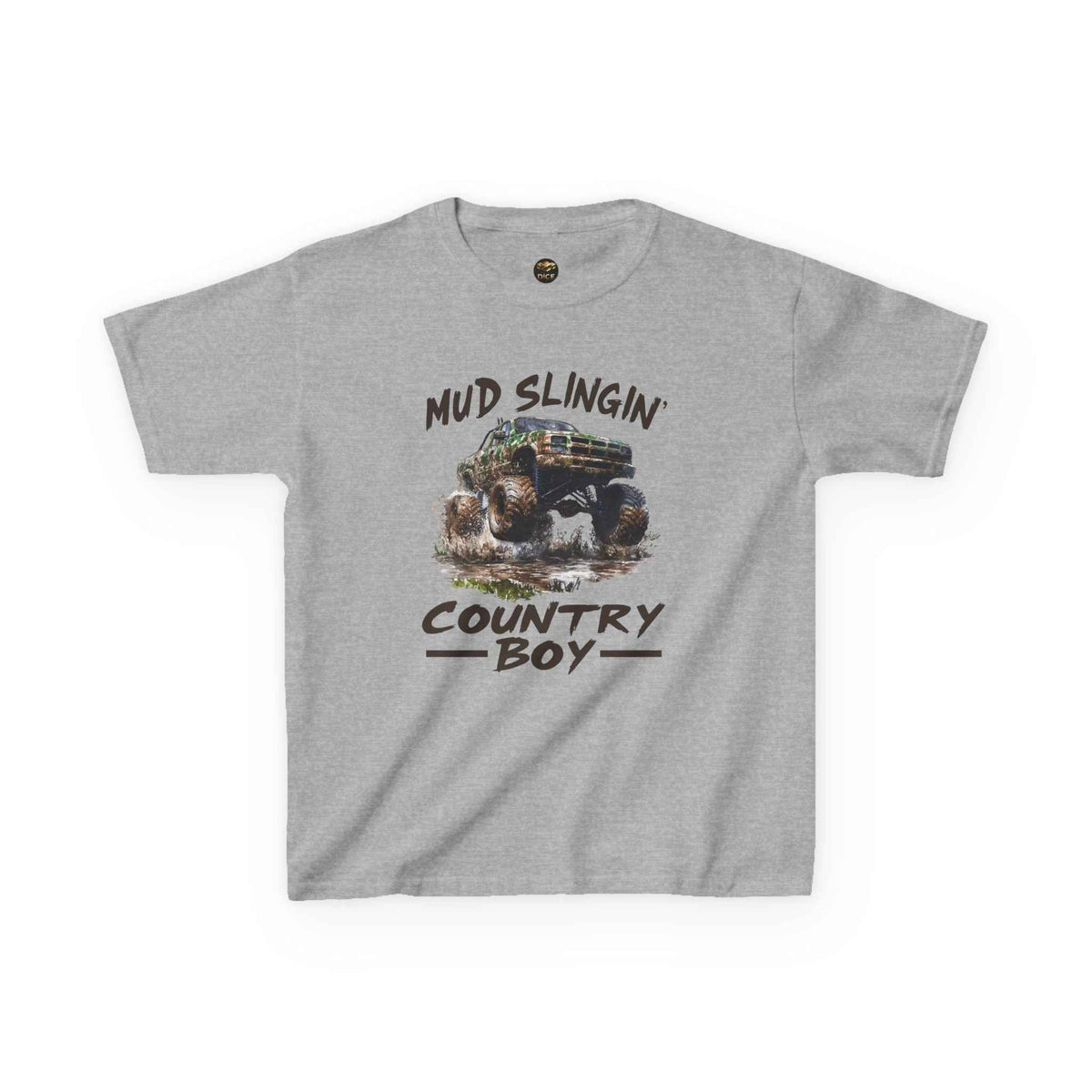 Mud Slingin' Country Boy Kids Tee