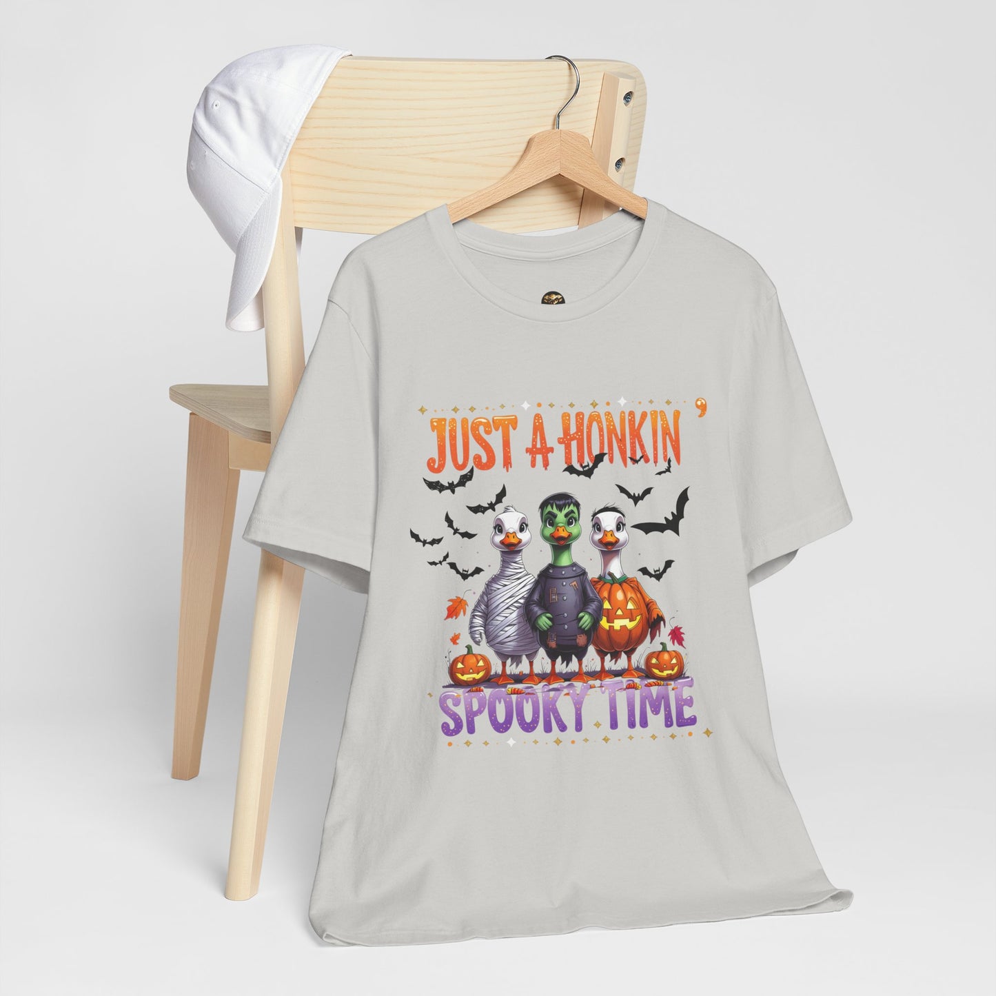Spooky Tee - Just A Honkin' Spooky Time (Black Bats)