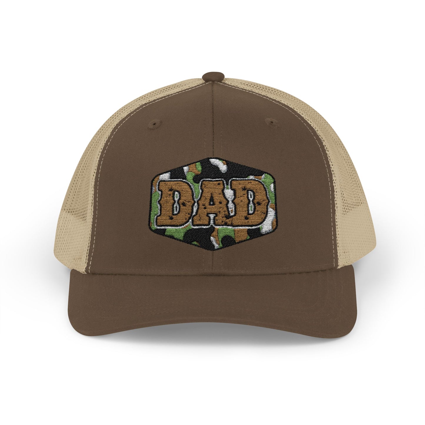 Camo Dad Snapback Trucker Cap
