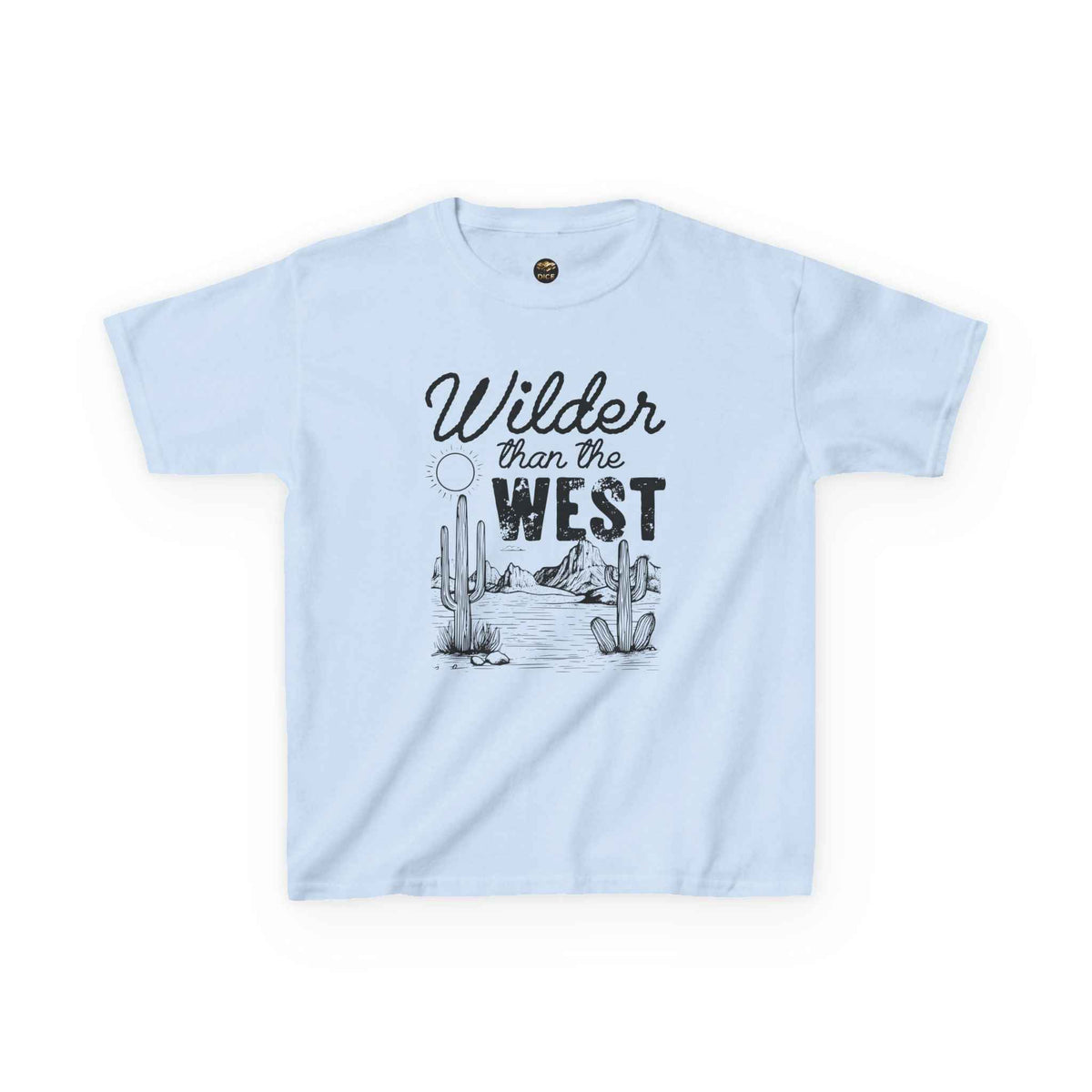 Adventurous Kids Cotton Tee - Wilder than the West