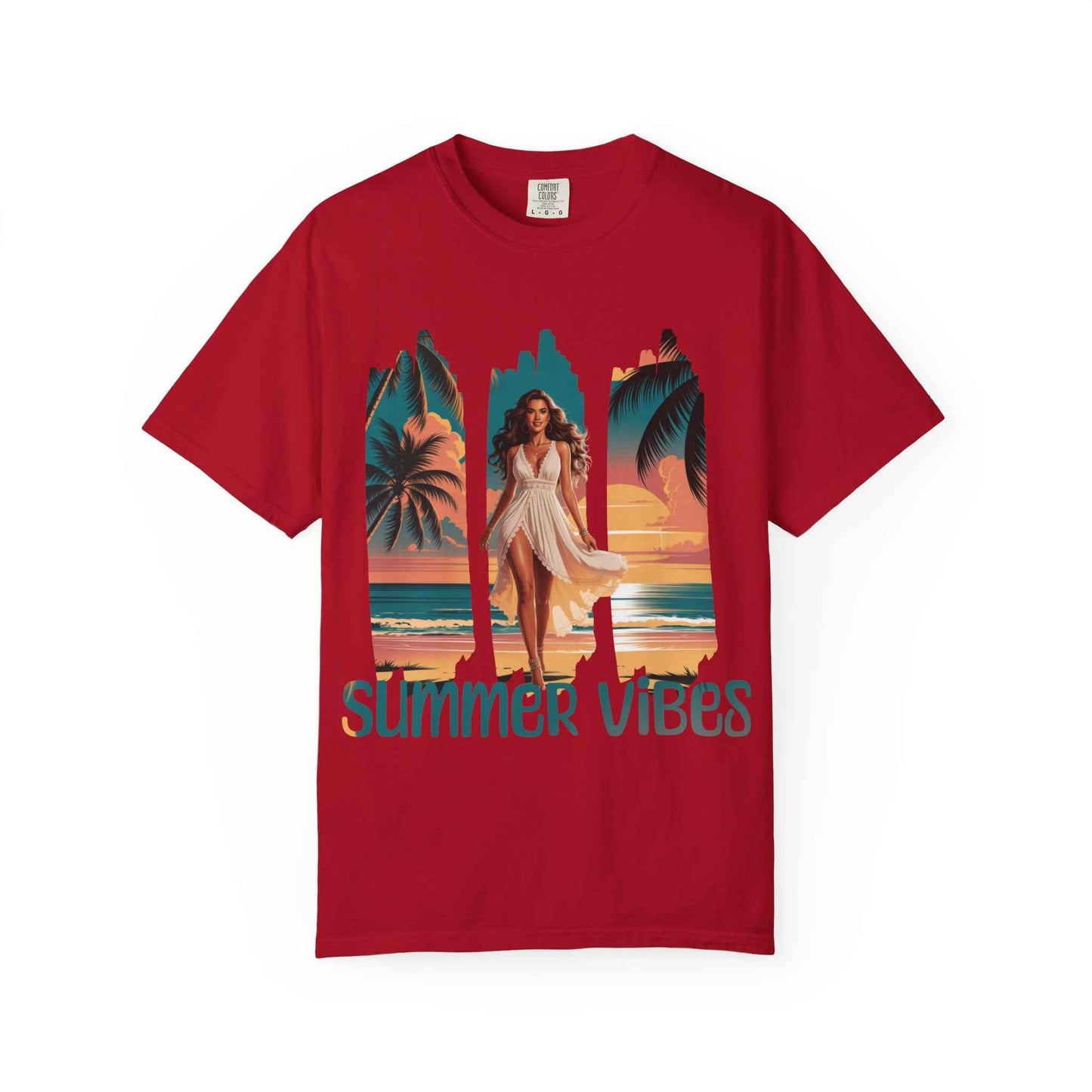 Summer Vibes Brush Stroke- Puerto Rico Beach Days & Vacation