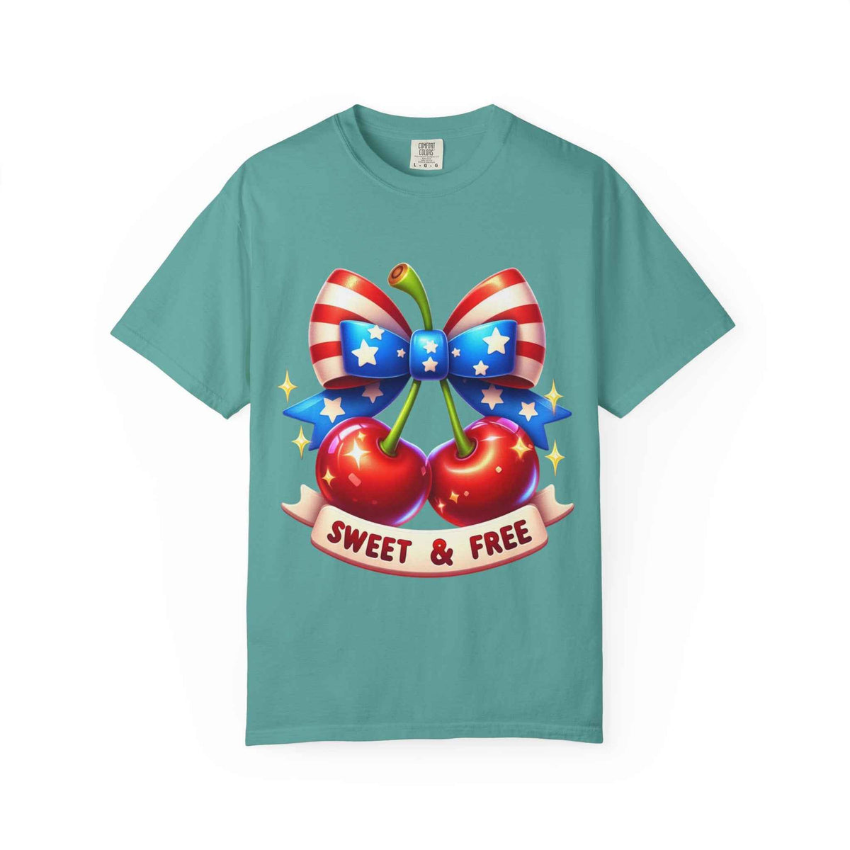 Sweet & Free Patriotic Cherry T-Shirt