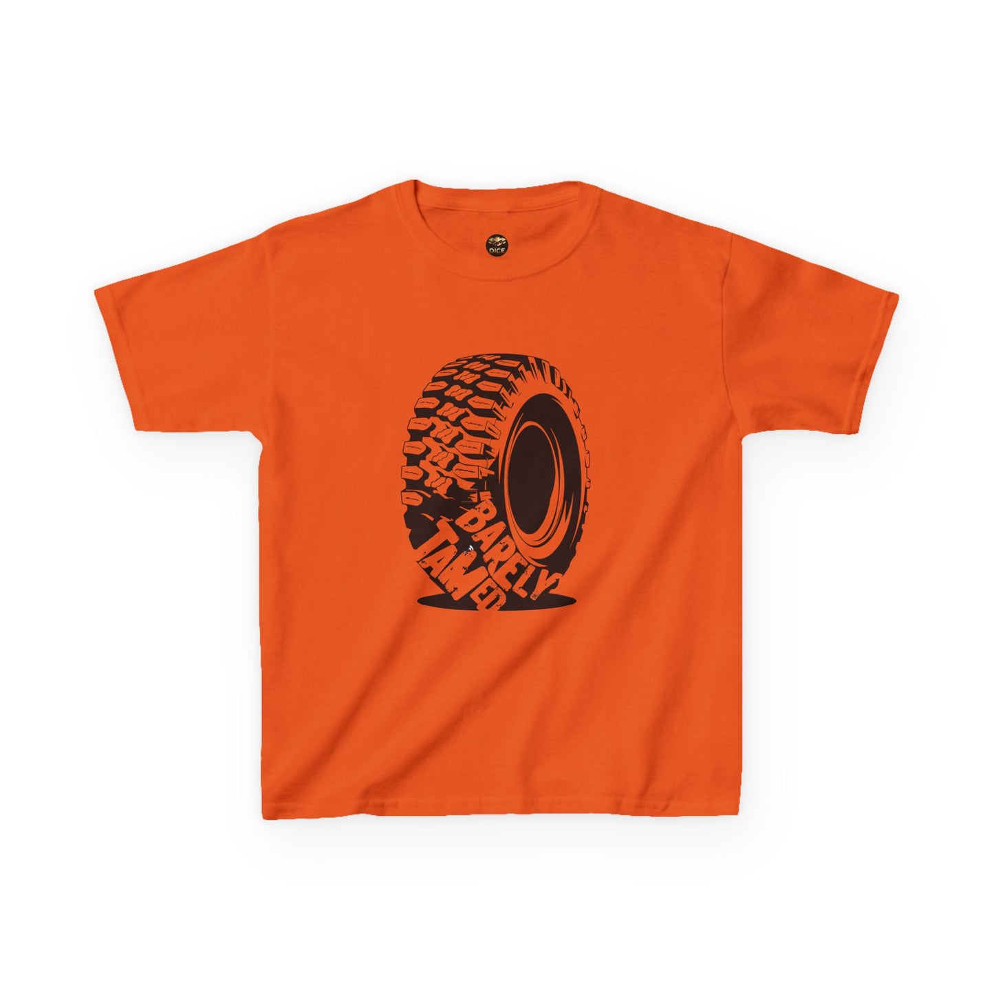 Barely Tamed Kids Tire Print Tee