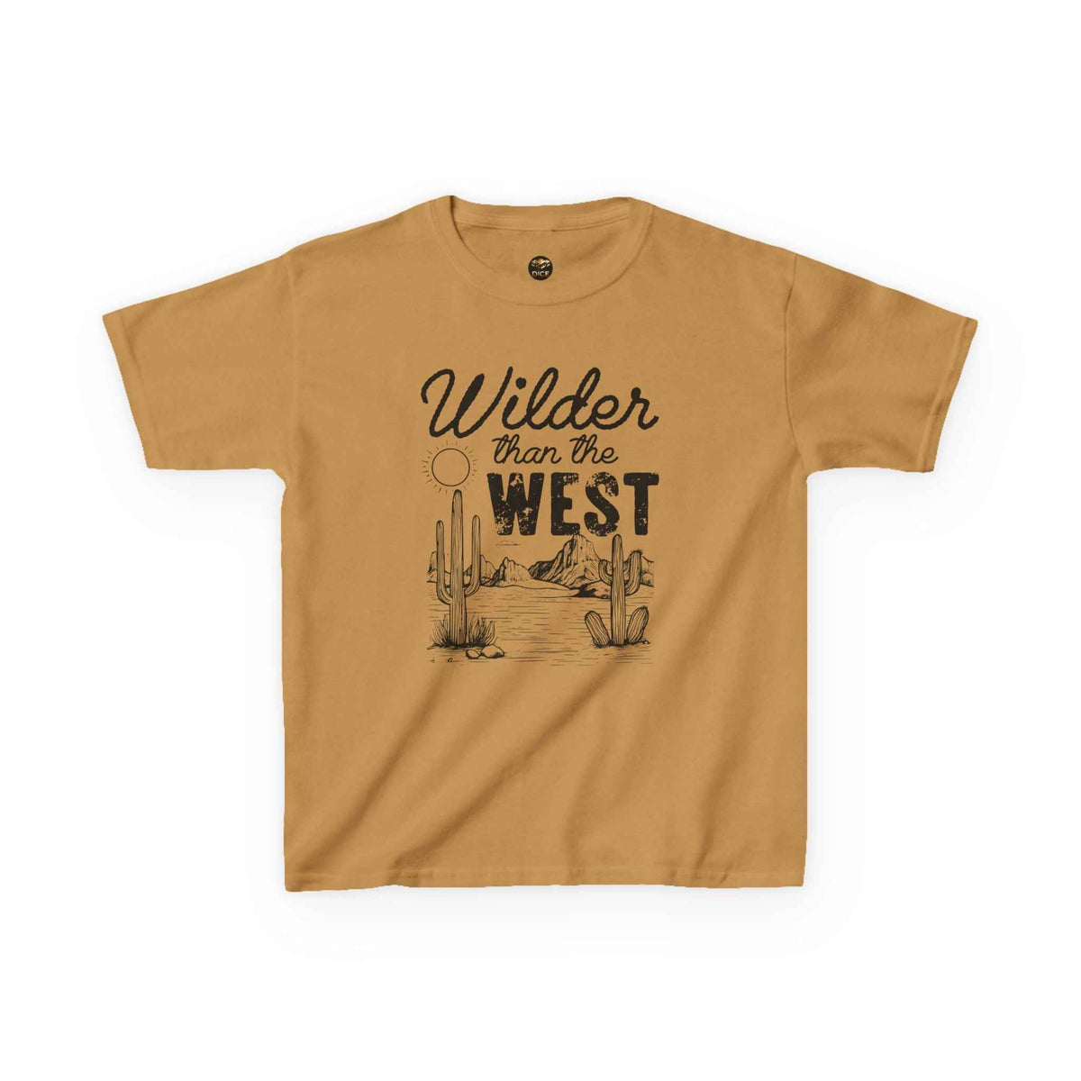 Adventurous Kids Cotton Tee - Wilder than the West