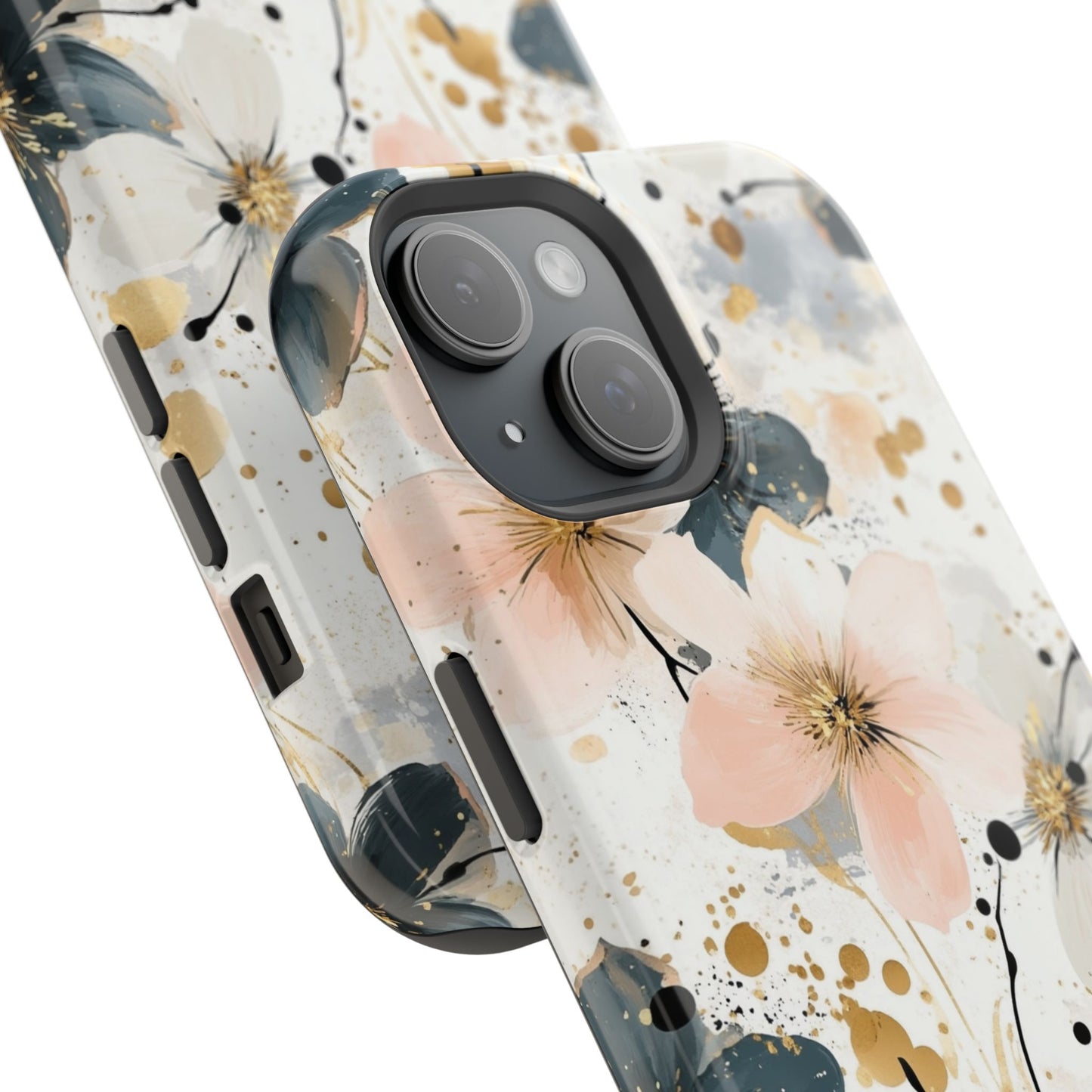 Flower Pattern Magnetic Tough Cases