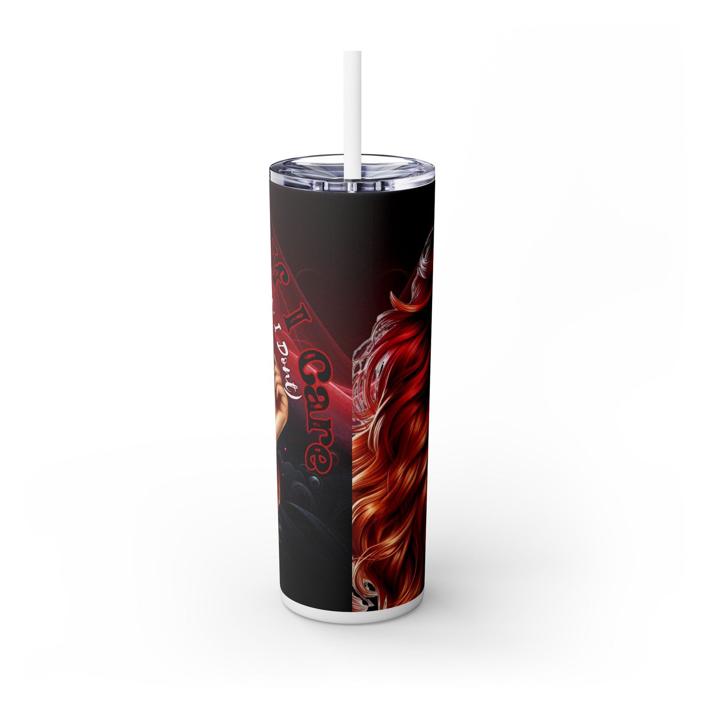 Glamorous Tattooed Skinny Tumbler, 20oz - Bold Drinkware for the Fierce and Stylish, Perfect for Gifts, Parties, Events, and Everyday Use