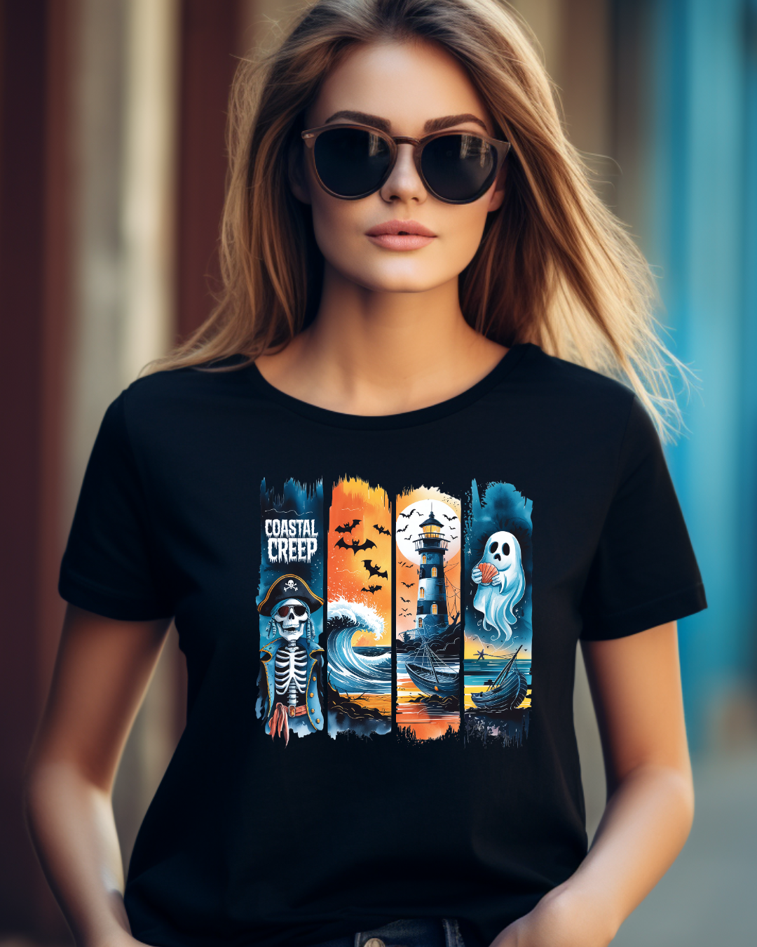 Coastal Creep Halloween Tee