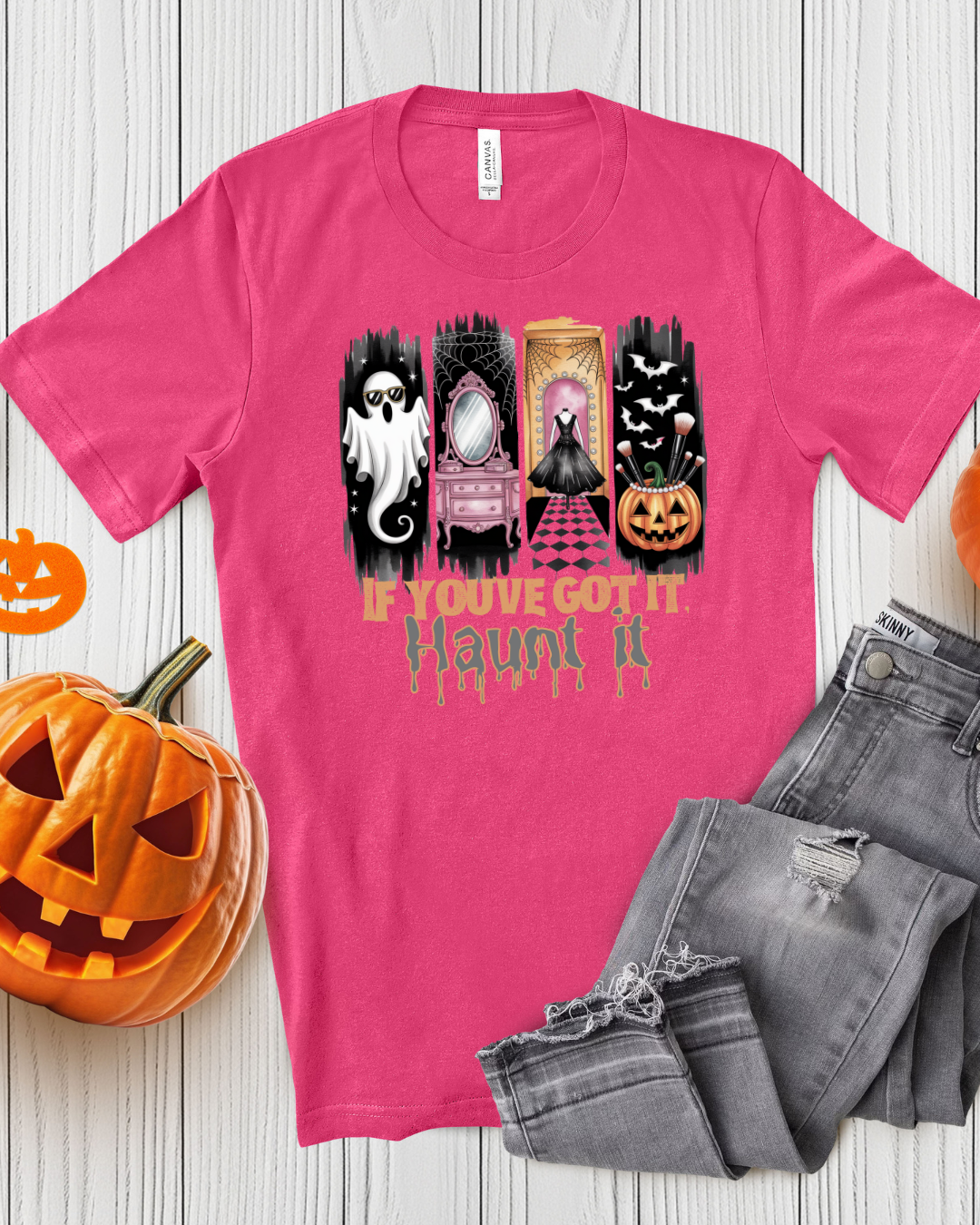 If You've Got It Haunt it Halloween Ghostly Vibes Shirt